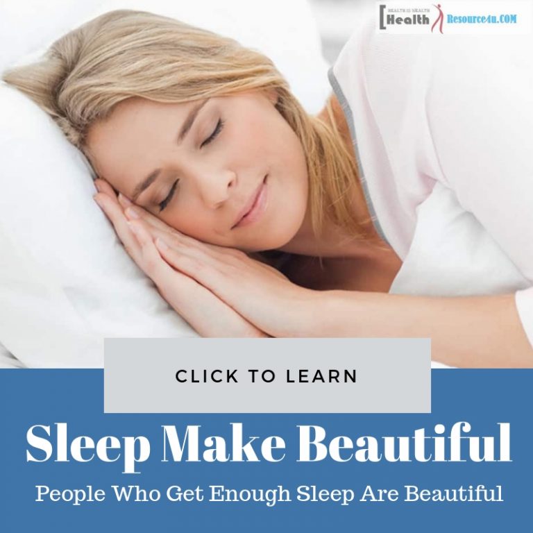 People Who Get Enough Sleep Are Beautiful