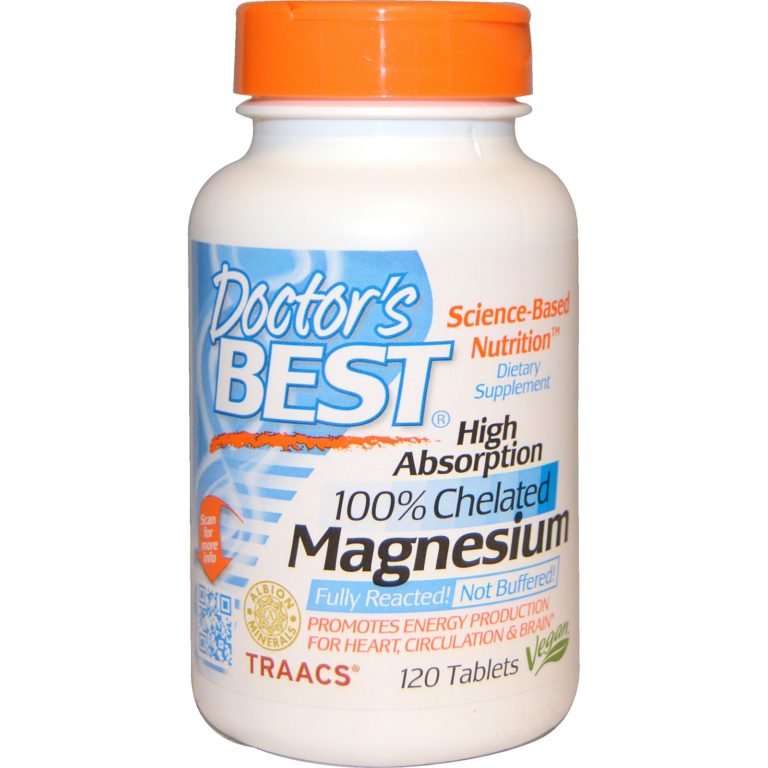 Doctor's Best High Absorption 100% Chelated Magnesium