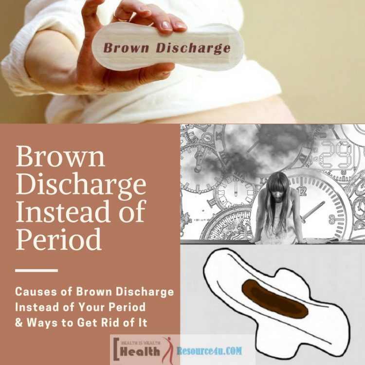 Causes Of Brown Discharge Instead Of Your Period Ways To Get Rid Of It