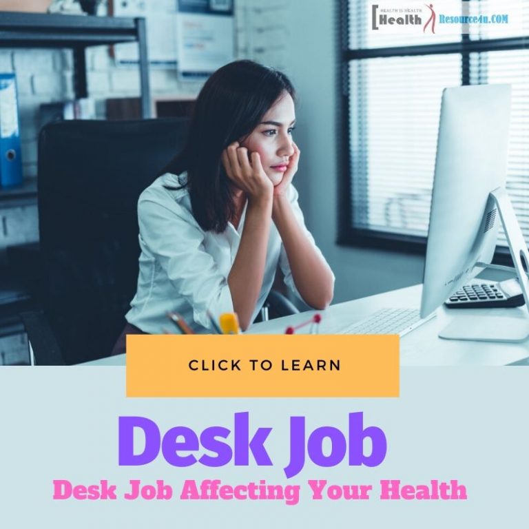 Desk Job Affecting Health