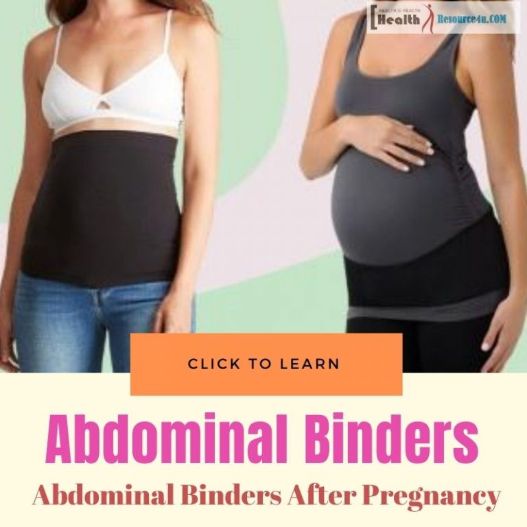 abdominal binders after pregnancy